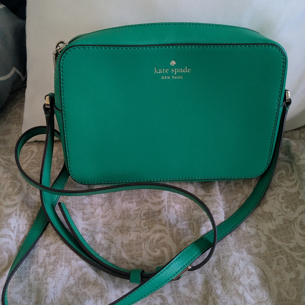 Kate Spade Vibrant Green Crossbody Bag